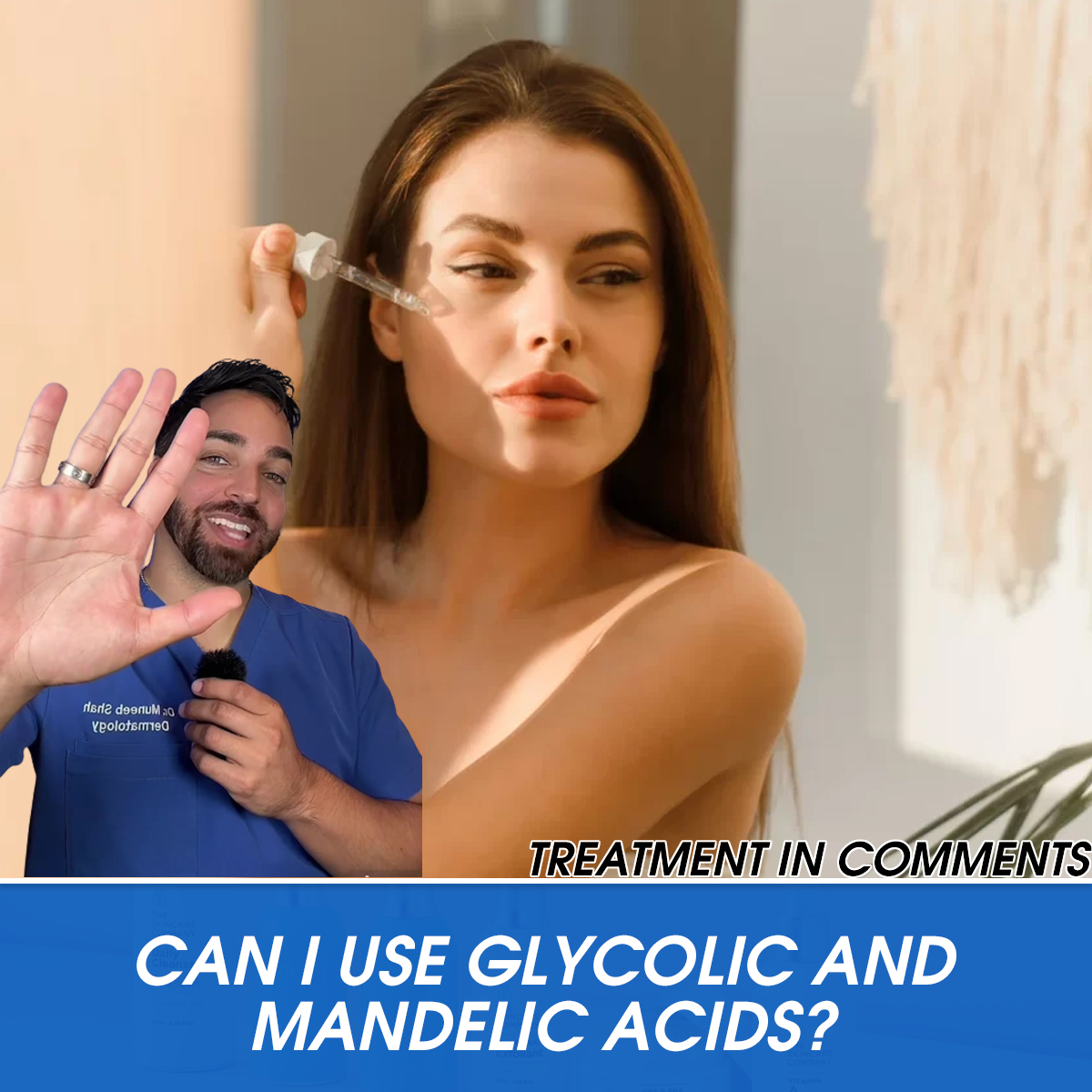 Can I use glycolic and mandelic acids?