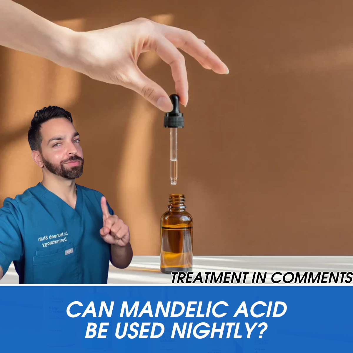 Can mandelic acid be used nightly?