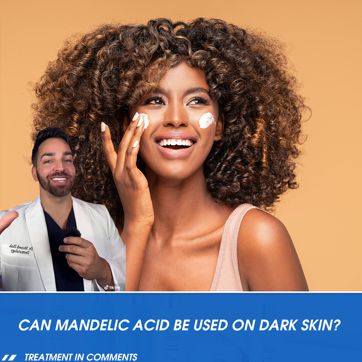 Can mandelic acid be used on dark skin?