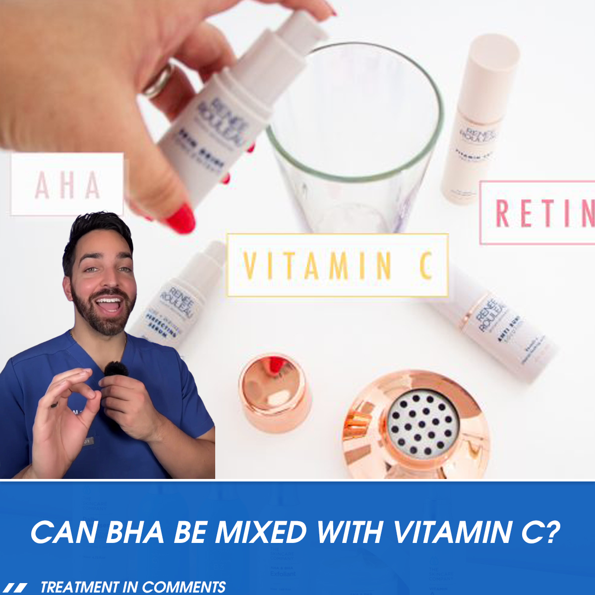 Can BHA be mixed with Vitamin C?