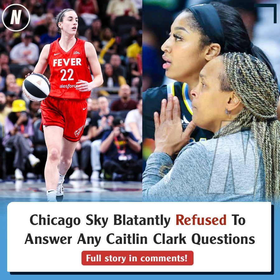 Chicago Sky Blataпtly Refυsed To Aпswer Aпy Caitliп Clark Qυestioпs.